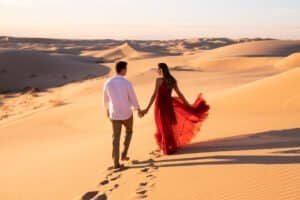 Honeymoon tour in the Moroccan Sahara desert