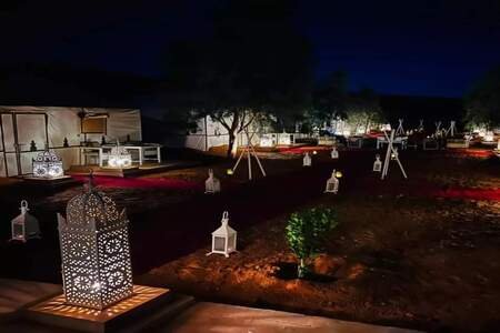 Your Sahara desert luxury camp in Erg Chebbi